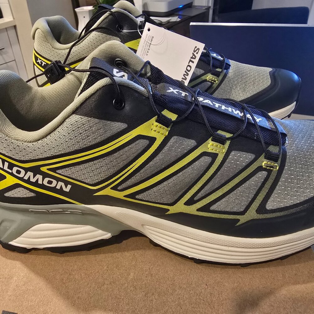 Salomon XT-Pathway 2 SEAGRASS L47686900 MENS SIZE 10 TRAIL RUNNING HIKING SHOE